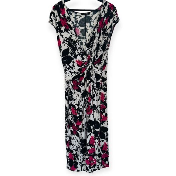 LAFAYETTE 148 Wrap-Front Knotted Floral Jersey
Dress Size 12 - Picture 1 of 6